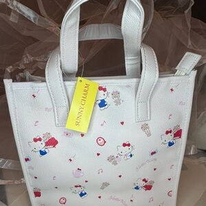 White Hello Kitty Tote Bag